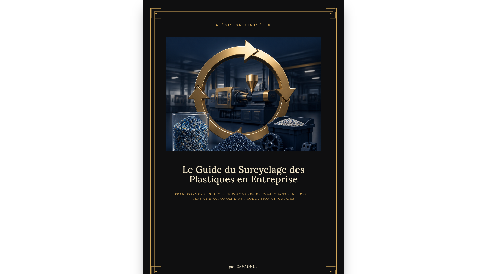 Le Guide du Surcyclage des Plastiques en Entreprise